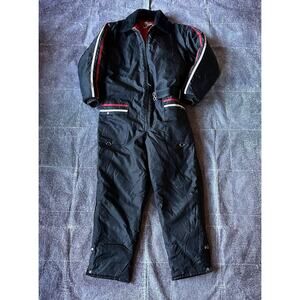 Men's Vintage 70's United USA Ice Fishing Snowmobile Racing Winter Ski Suit Sz L
